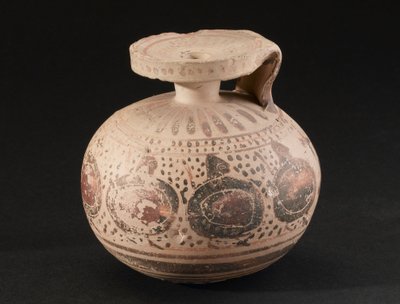 Hygiene Decorated pottery vessel, Corinthian, 575-550 BC by John Pardon