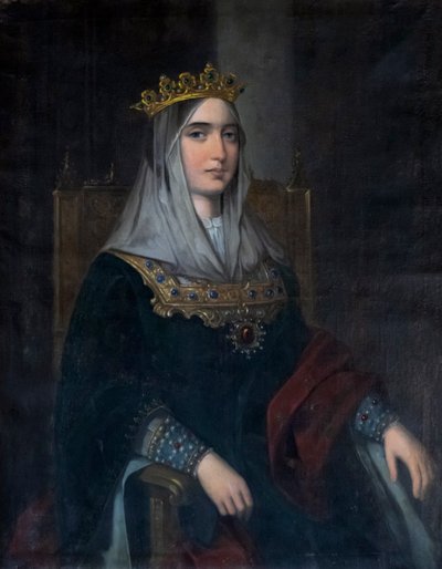 Isabella I of Castile; Isabella the Catholic. Portrait by . .