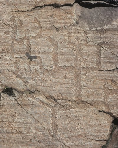 Petroglyphs on Rock by Isabel Redie