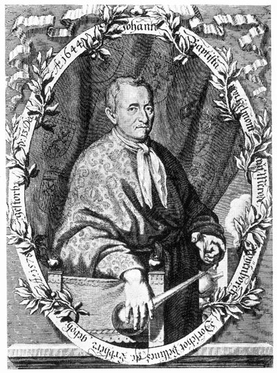 Joannes Baptiste van Helmont, Belgian chemist and physician, c 1630s by Ferdinand Georg Waldmuller