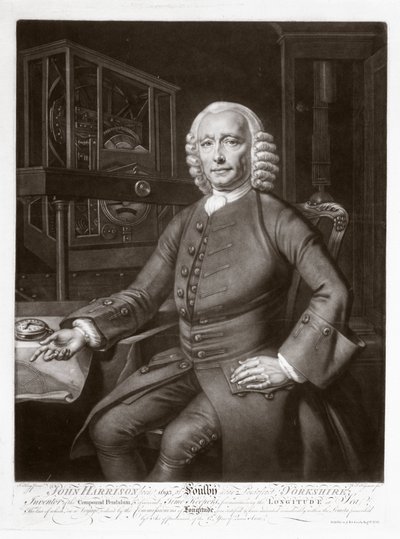 John Harrison, English Inventor and Horologist by Frederick (attr. to) Barnard