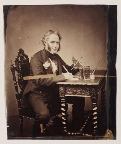 John Obadiah Westwood, English Entomologist and Paleographer, c. 1850 by Ferdinand Georg Waldmuller