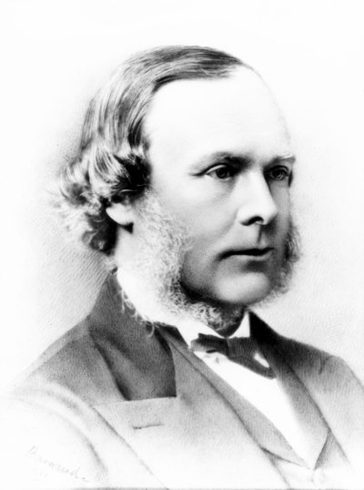 Joseph Lister, English surgeon and founder of antiseptic surgery by Ferdinand Georg Waldmuller