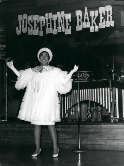 Josephine Baker performing in Zurich, Switzerland, 3rd March 1967 by . .