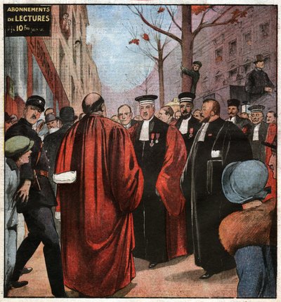 Judges in a Street of Paris by John Pardon