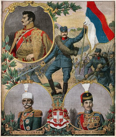 Serbian national heroes by Ferdinand Georg Waldmuller