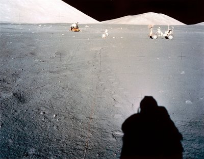 Manned Space Flight, USA, Apollo 17 Lunar Base at Taurus Littrow by Ferdinand Georg Waldmuller