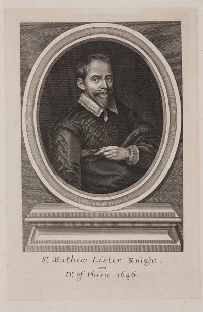 Matthew Lister, English Physician by Frederick (attr. to) Barnard