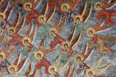 Sucevita Monastery, The Church (Exterior, North Wall, Mural Paintings) by . .