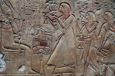 Fine Art museum, Lyon, France Huyu giving offerings to Osiris by John Pardon