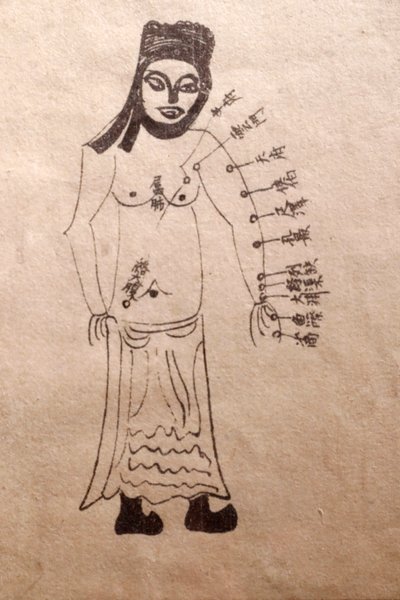 Museum of Traditional Vietnamese Medicine, The channels and vessels, Book of acupuncture, Ho Chi Minh City, Vietnam by John Pardon