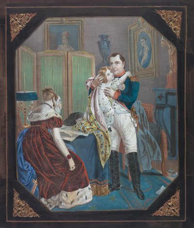 Napoleon and Empress Marie-Louise with the King of Rome, c.1860 by . .