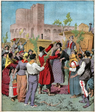 Pilgrimage of Sainte Maries de la Mer by Ferdinand Georg Waldmuller