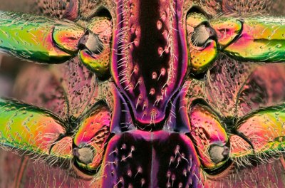 Polybothris quadricollis from Madagascar (detail) by John Pardon