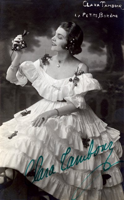 Portrait of Clara Drum in the play 