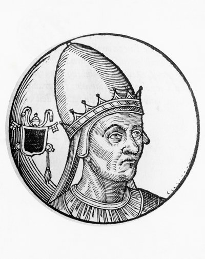 Portrait of Gregory VII (Ildebrando Aldobrandeschi di Soana, circa 1010-1085) by William Walcutt
