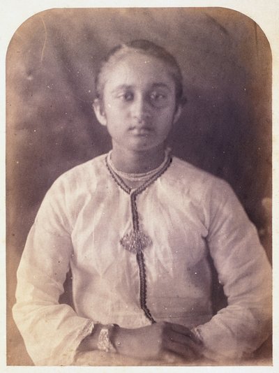Portrait of a Young woman, Ceylon, c 1875 by Ferdinand Georg Waldmuller