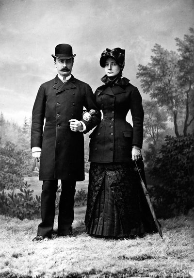 Portrait of a Couple by Henry Charles Fehr