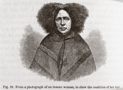 Psychiatry Insane woman by Frederick (attr. to) Barnard