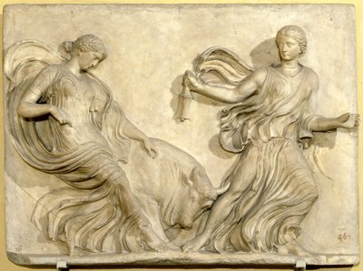 Relief from the Temple of Nike from the Acropolis, Athens, Neo-Attic, Greek, late 2rd century BC by Hippolyte Lalaise Devéria
