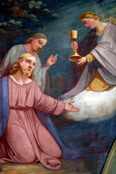 Jesus Praying in the Garden of Gethsemane by . .