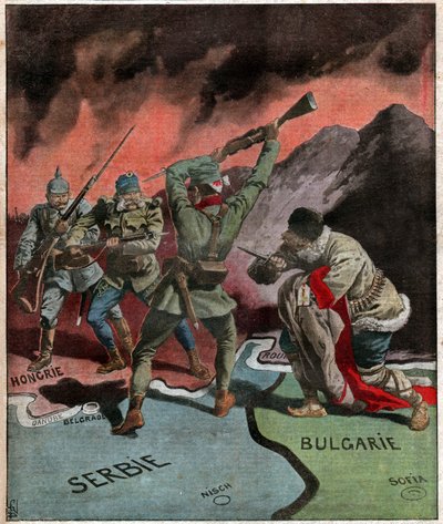 Serbia during First World War by Ferdinand Georg Waldmuller