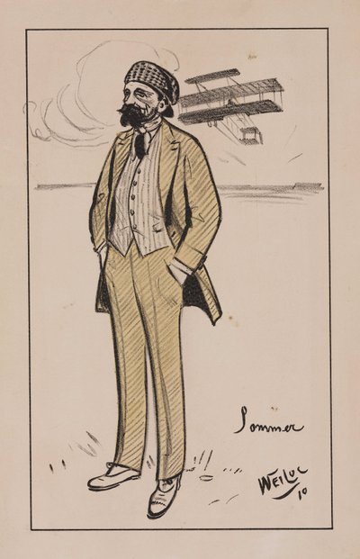 Sommer, Airman by Frederick (attr. to) Barnard