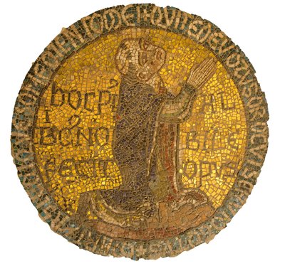 The Alberic Monk (Saint Aubry de Citeaux, died 1109) in Prayer - Basilica of Saint-Denis (Saint Denis) - France, Ile-de-France, Seine-Saint-Denis by . .
