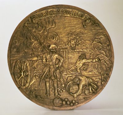 The Capture of Narva, bas relief designed by Bartolomeo Carlo Rastrelli, c.1720 by Hippolyte Lalaise Devéria