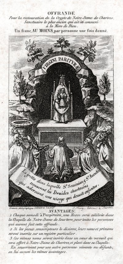 The Virgin Mary Adored by the Druids by . .