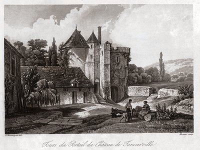 The Castle of Tancarville by . .