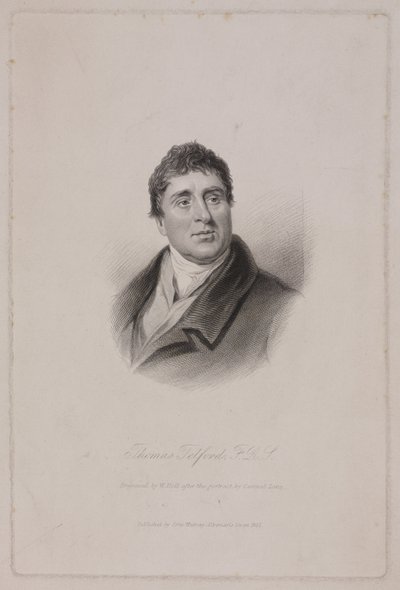 Thomas Telford FRS, Scottish Civil Engineer, c 1810 by Frederick (attr. to) Barnard
