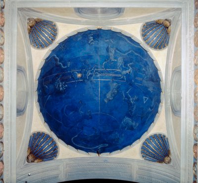 Vault of the Scarsella in the Sagrestia Vecchia or Old Sacristy, Basilica of San Lorenzo, Florence by Henry Charles Fehr
