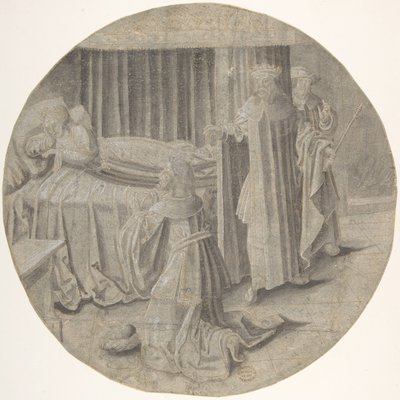 Haman Begs Esther for His Life by Circle of Pseudo Aert Ortkens