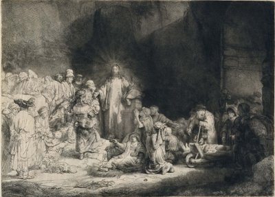 Christ with the Sick around Him, Receiving Little Children (The 