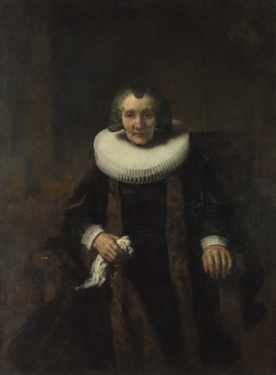 Portrait of Margaretha de Geer by Rembrandt van Rijn
