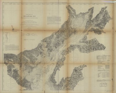 Chesapeake Bay from its Head to Potomac River by United States Coast Survey
