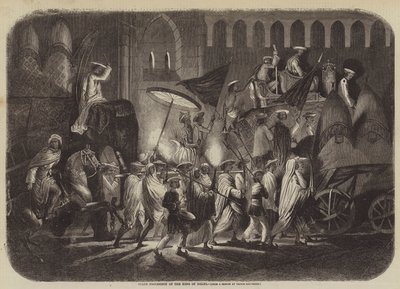 State Procession of the King of Delhi by after A. Soltykoff