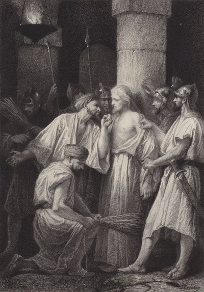 Jesus Delivered to the Soldiers by after Albert Robida