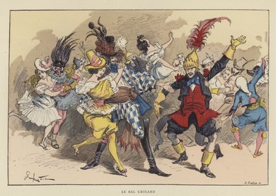 The Chicard Ball by after Albert Robida