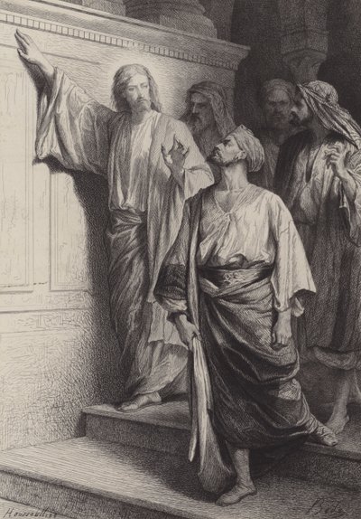 The Calling of St. Matthew by after Albert Robida
