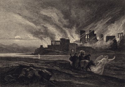The Destruction of Sodom by after Albert Robida