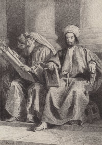 The Scribes and Pharisees by after Albert Robida