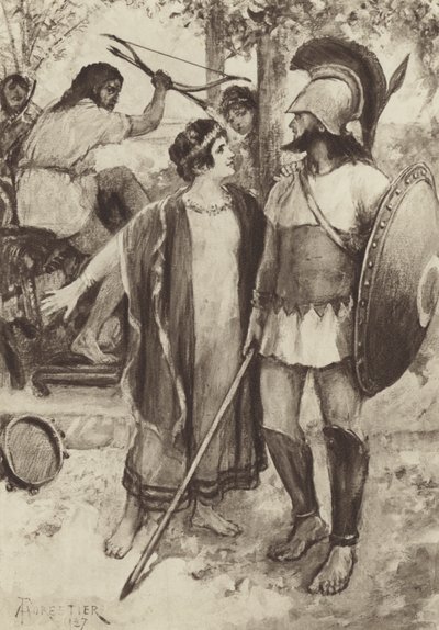 A Scene at an Etruscan Feast by after Amedee Forestier