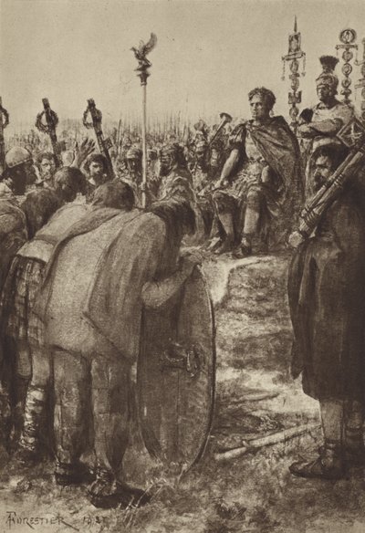 An Emperor Receives the Submission of Barbarian Chiefs by after Amedee Forestier