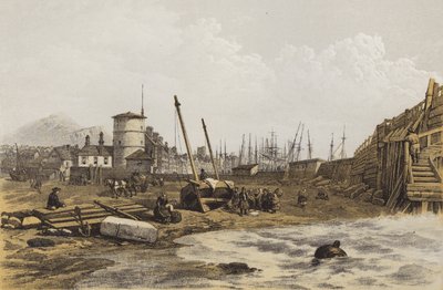 The Back of Old Leith Pier by after C. Stanfield