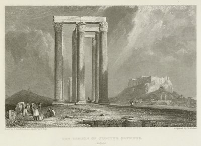 The Temple of Jupiter Olympus, Athens by after C. Stanfield