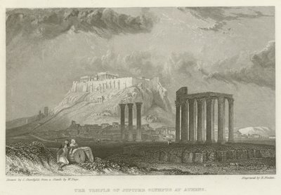 The Temple of Jupiter Olympus at Athens by after C. Stanfield