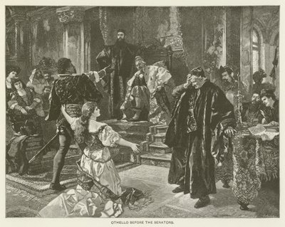 Othello Before the Senators by after Carl Ludwig Friedrich Becker