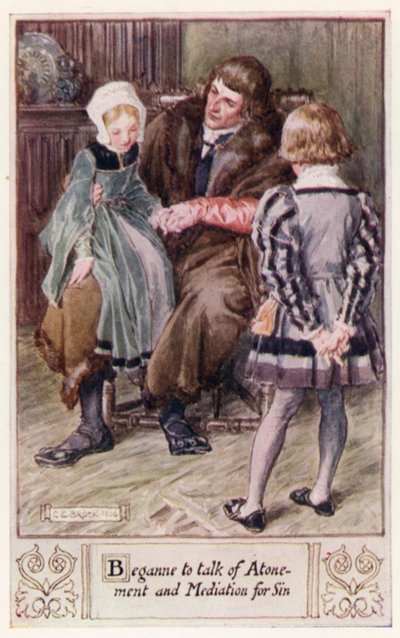 Began to talk of Atonement and Mediation for Sin by after Charles Edmund Brock